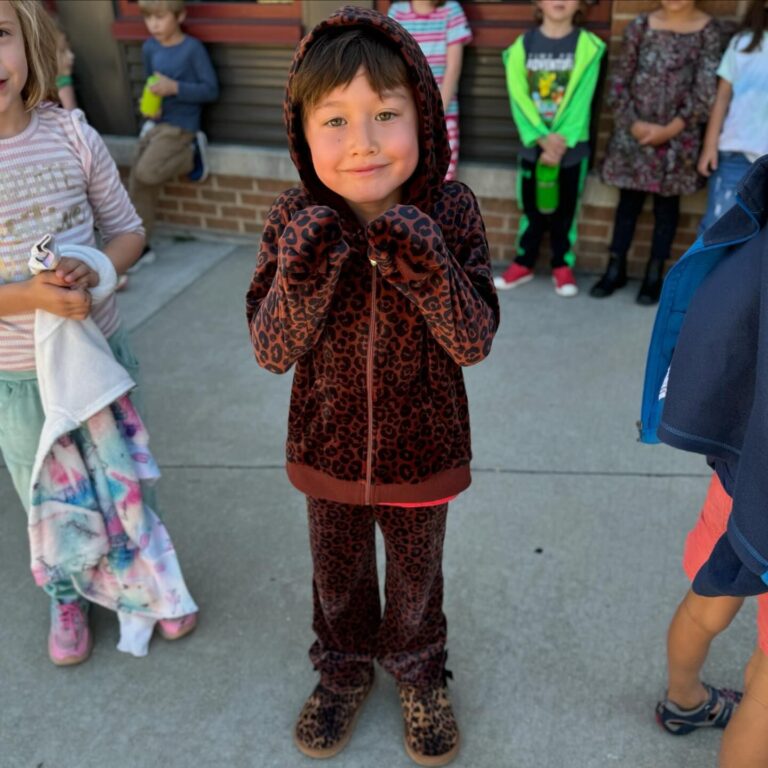 Bold Leopard Print for School