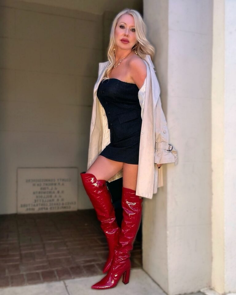 Bold Red Statement Boots