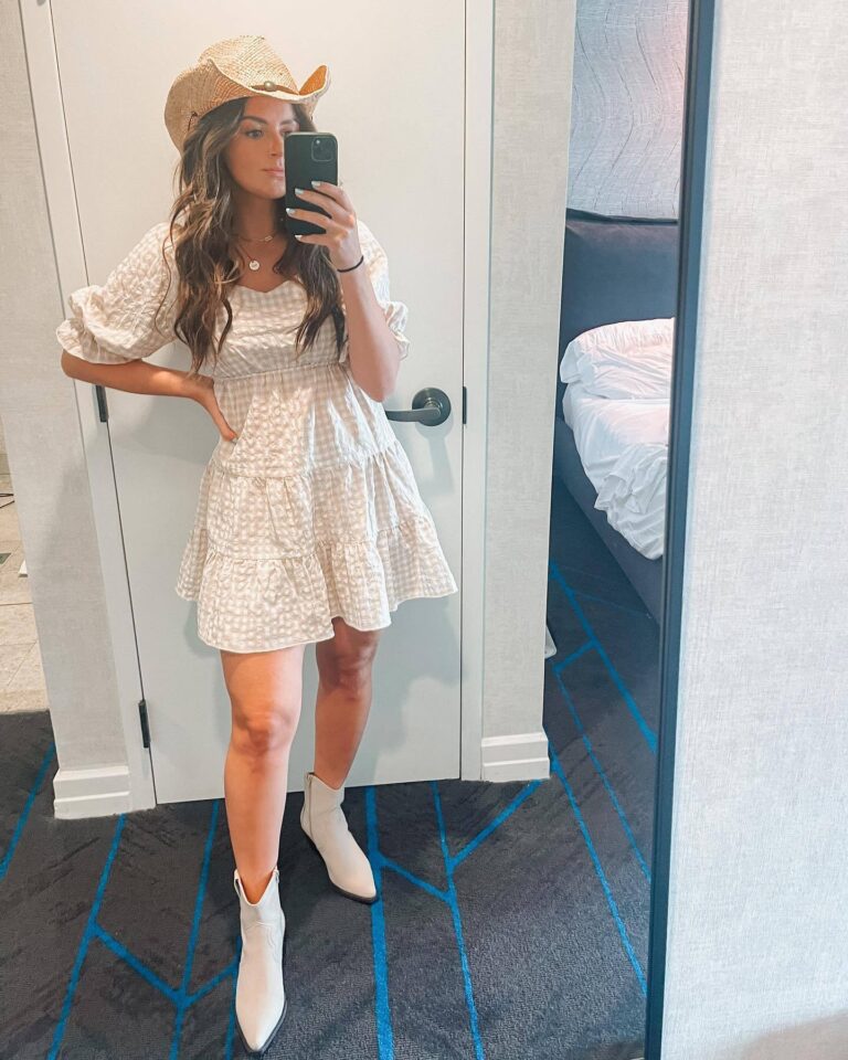 Country Concert Chic in White