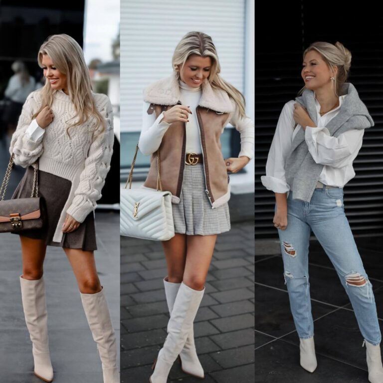 Cream Boots Three Ways