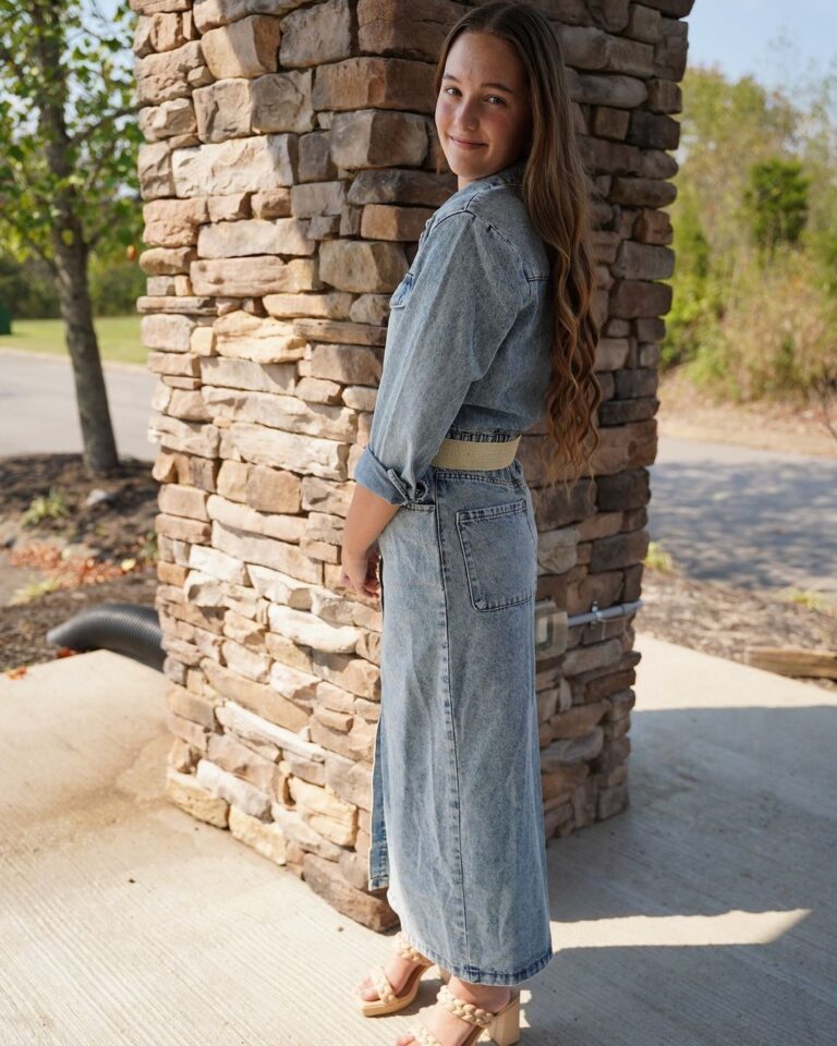 Denim Maxi Dress