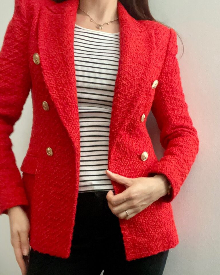 Red Blazer Chic