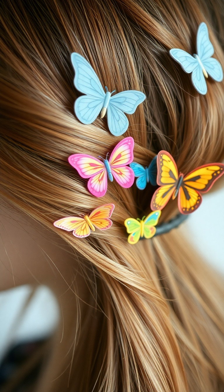 Butterfly Hair Clips