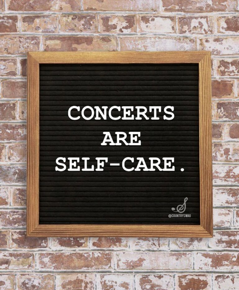 Concerts as Self-Care