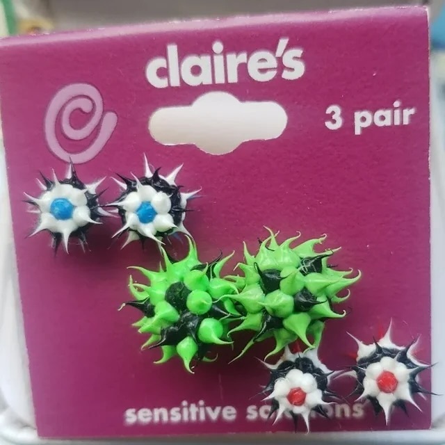 Edgy Spiky Earrings