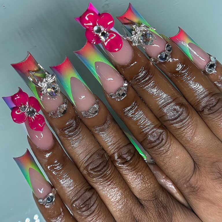 Floral Nail Art