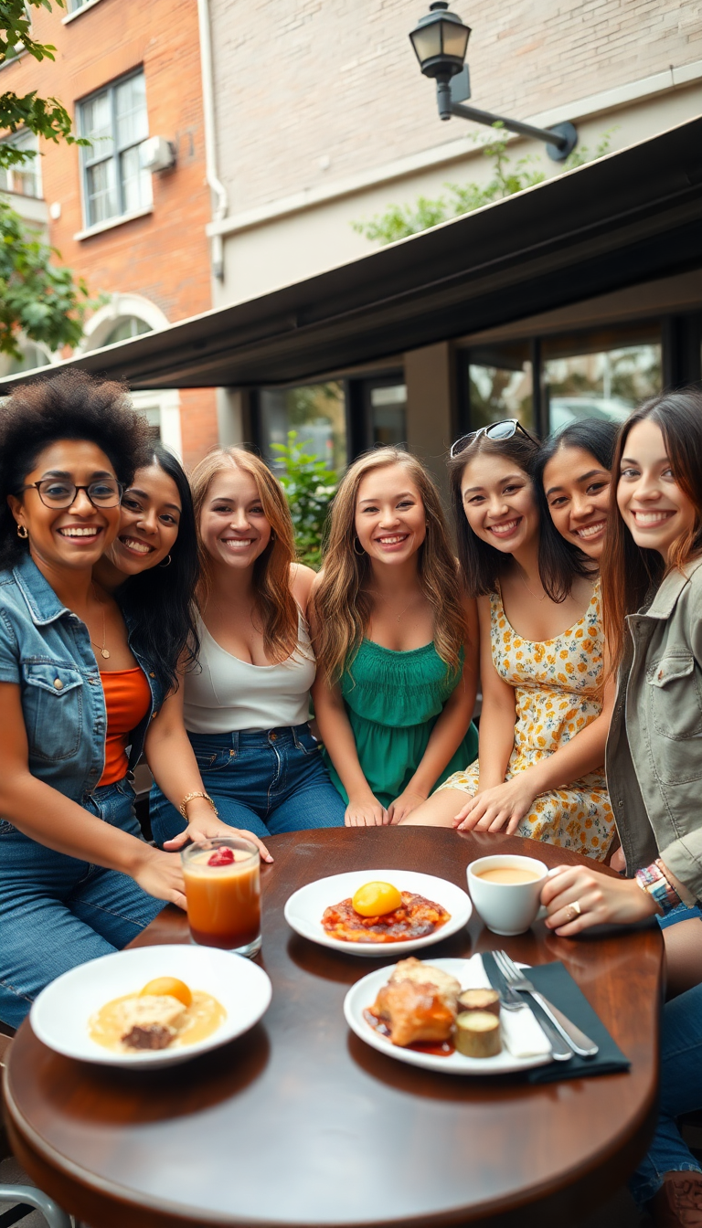 Friends at Brunch