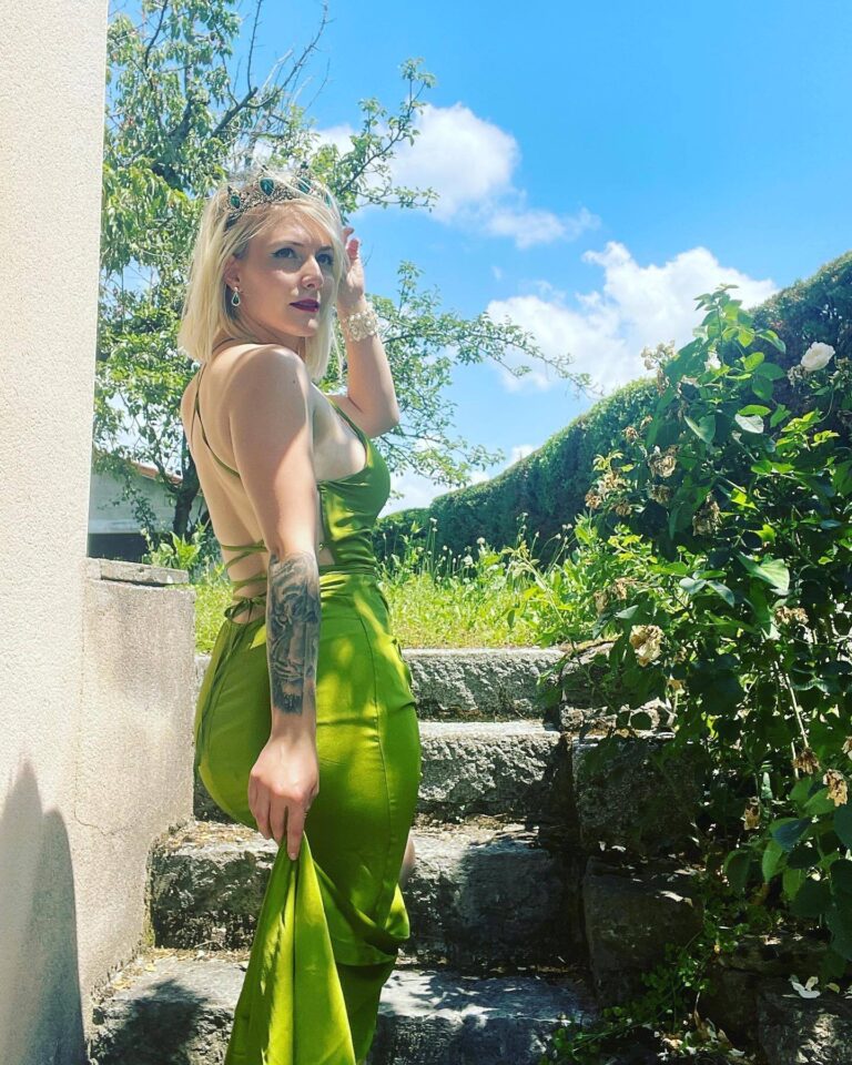 Glamorous Green Attire