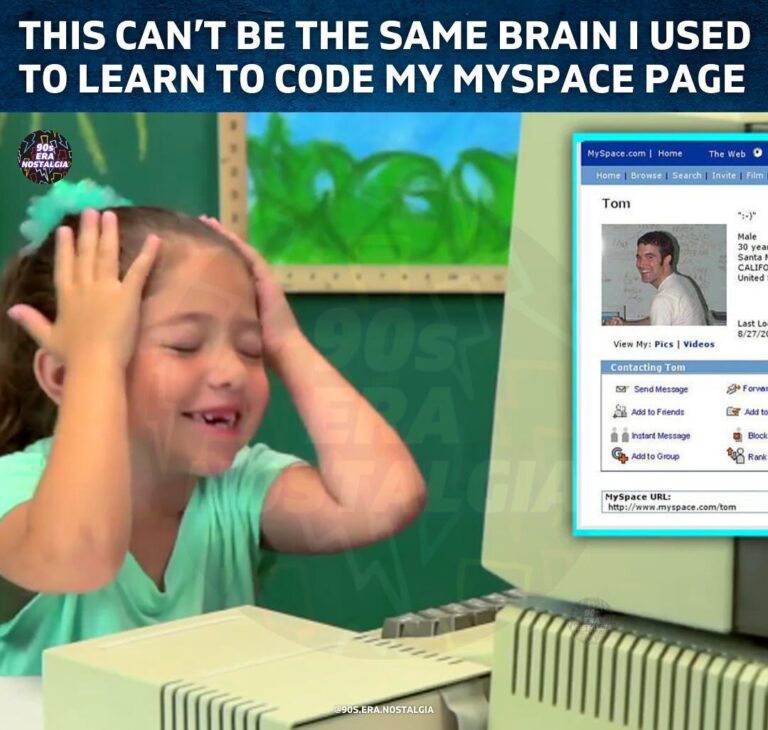 MySpace Coding Memories