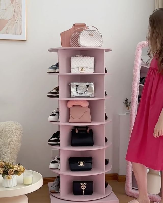 Rotating Shoe Rack