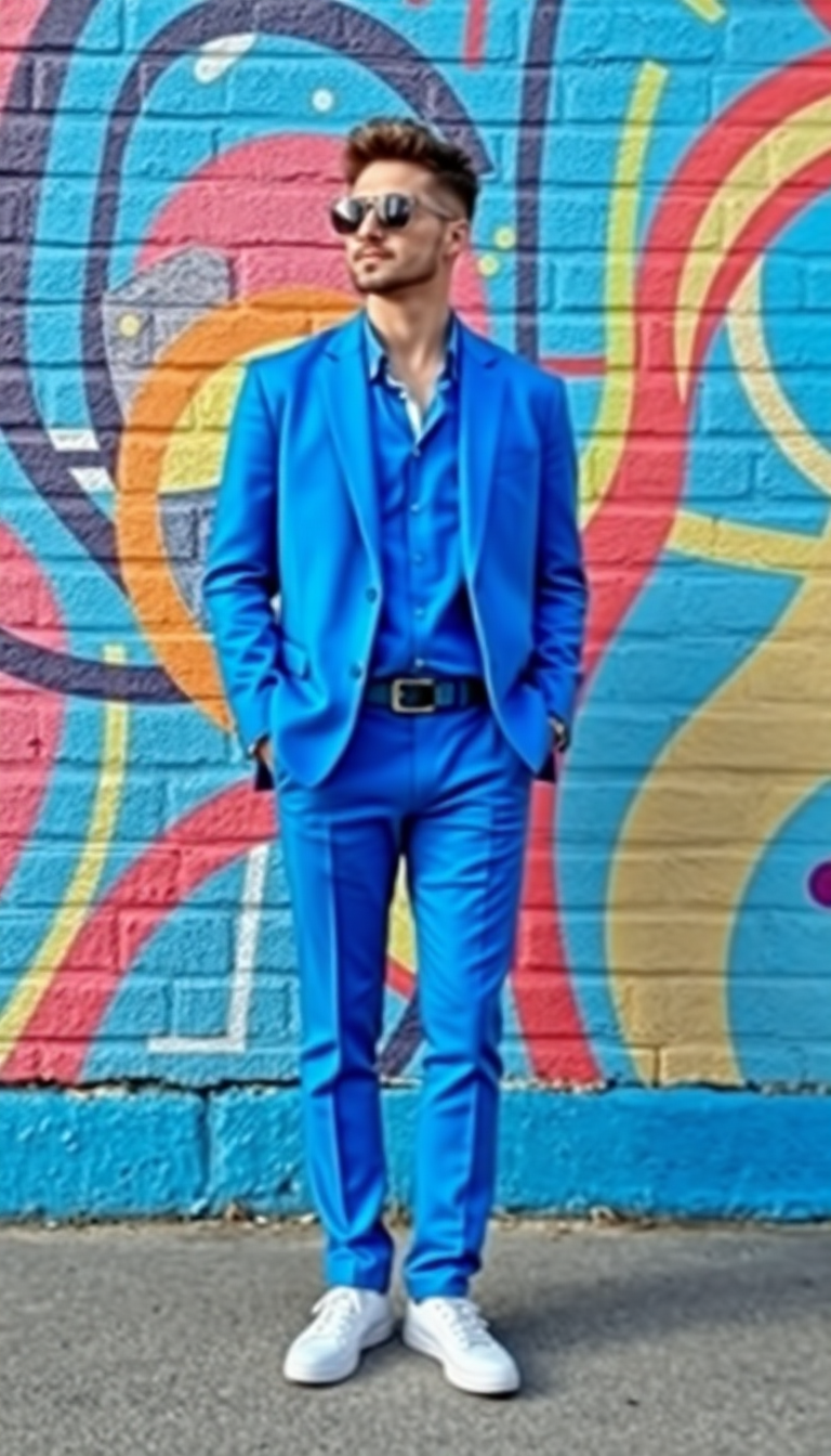 Stylish Blue Suit