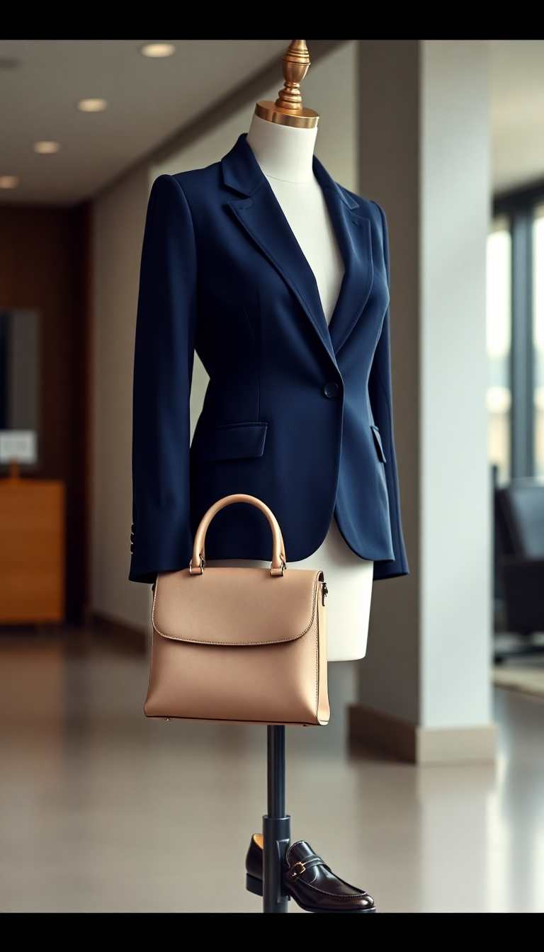 Blazer and Handbag