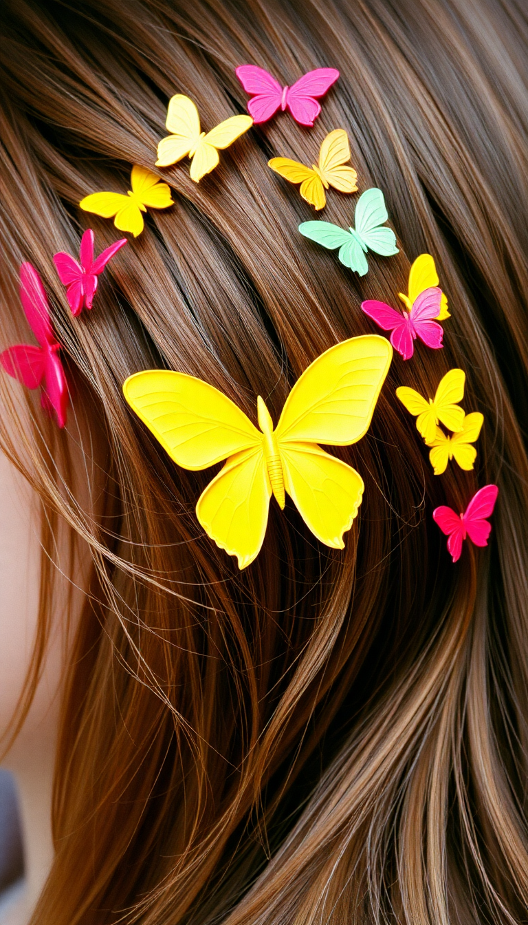 Butterfly Hair Clips