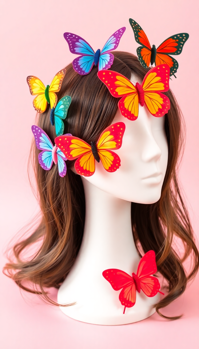 Butterfly Hair Clips