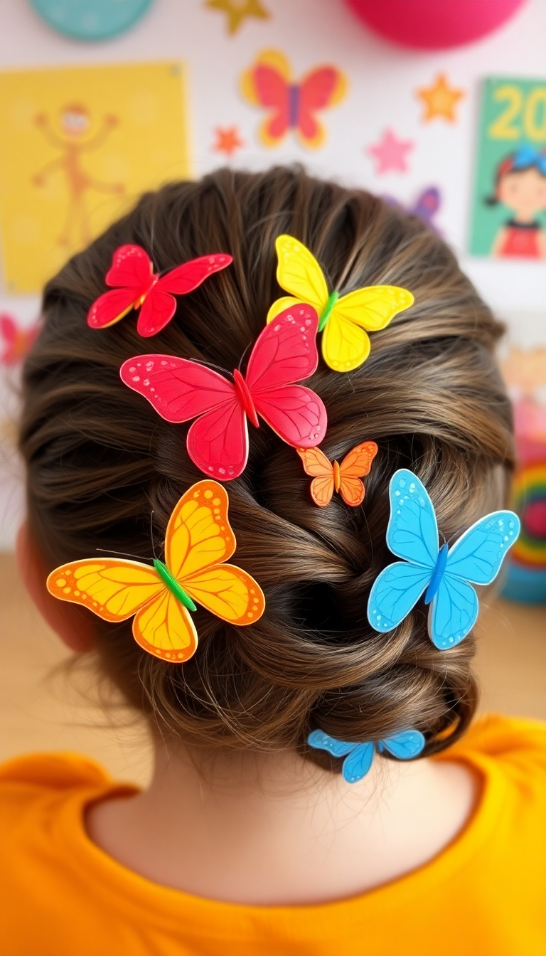 Butterfly Hair Clips