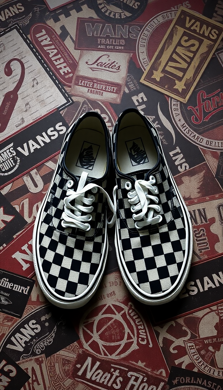 Checkered Vans