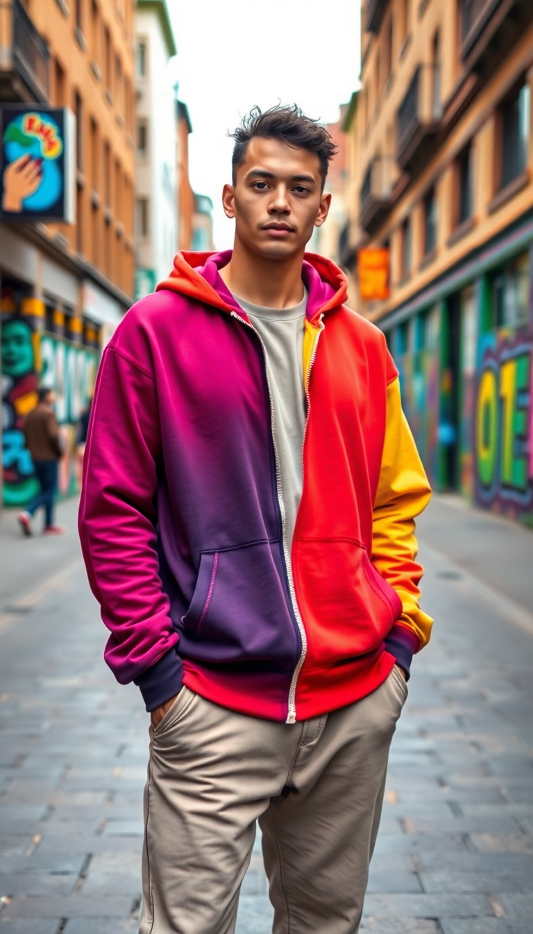 Color-Block Hoodie