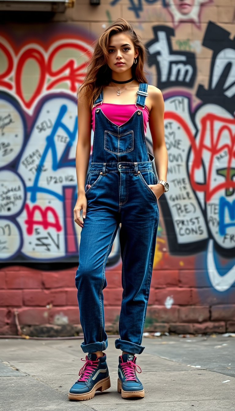 Denim Overalls