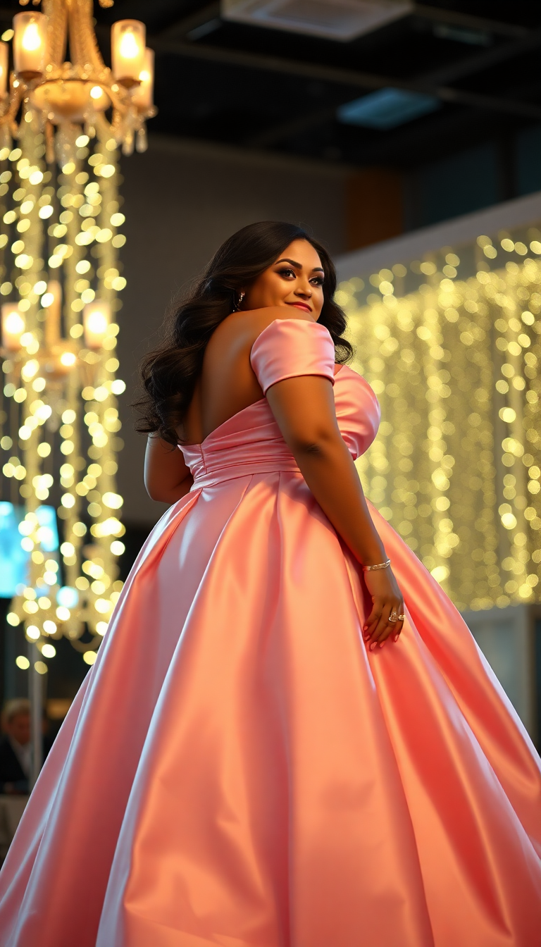 Elegant Pink Gown