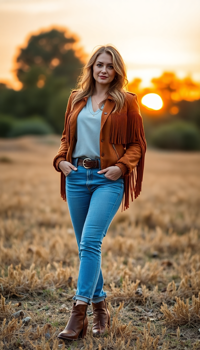 Fringe Jacket Outfit