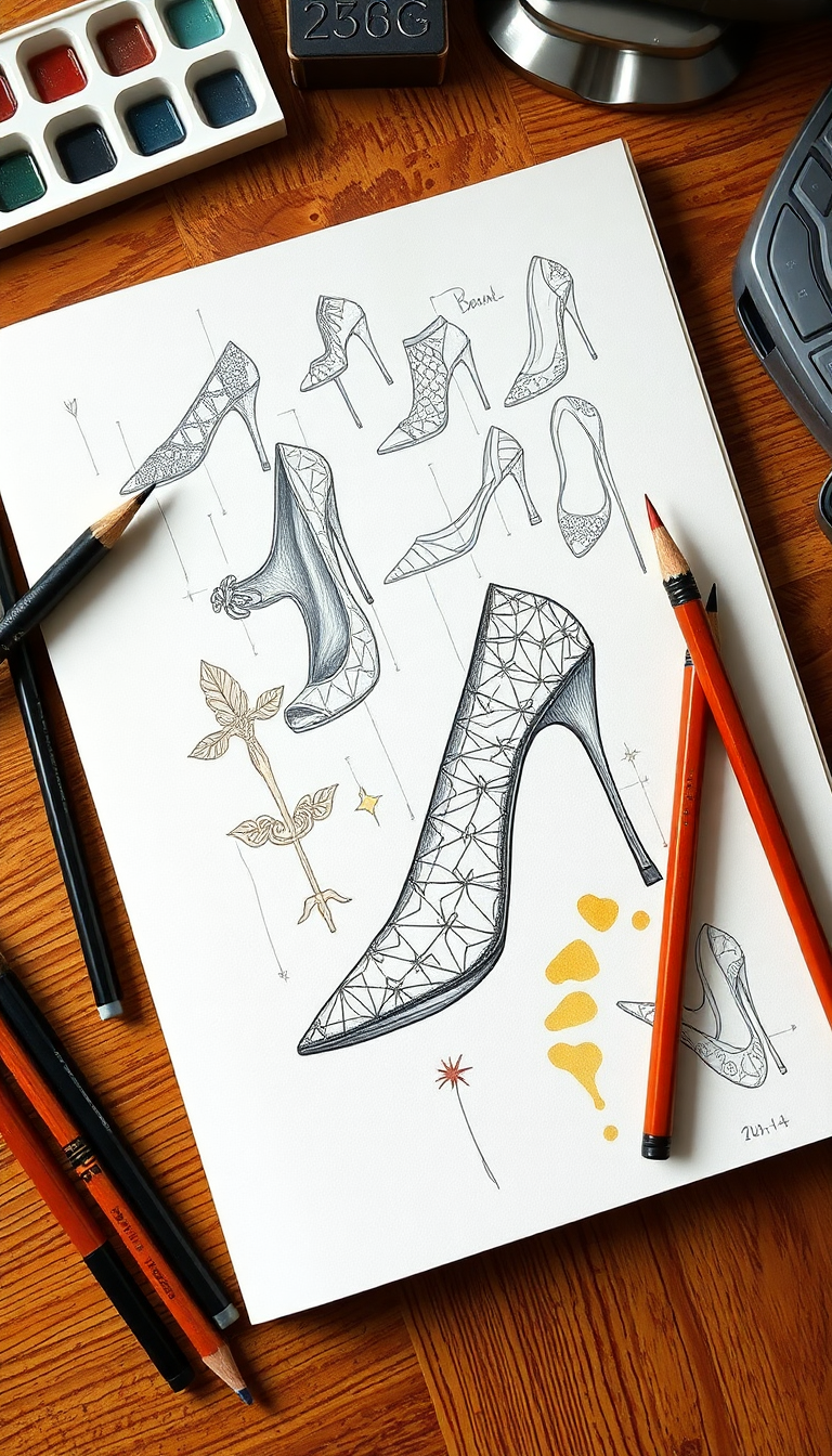 Shoe Design Sketches