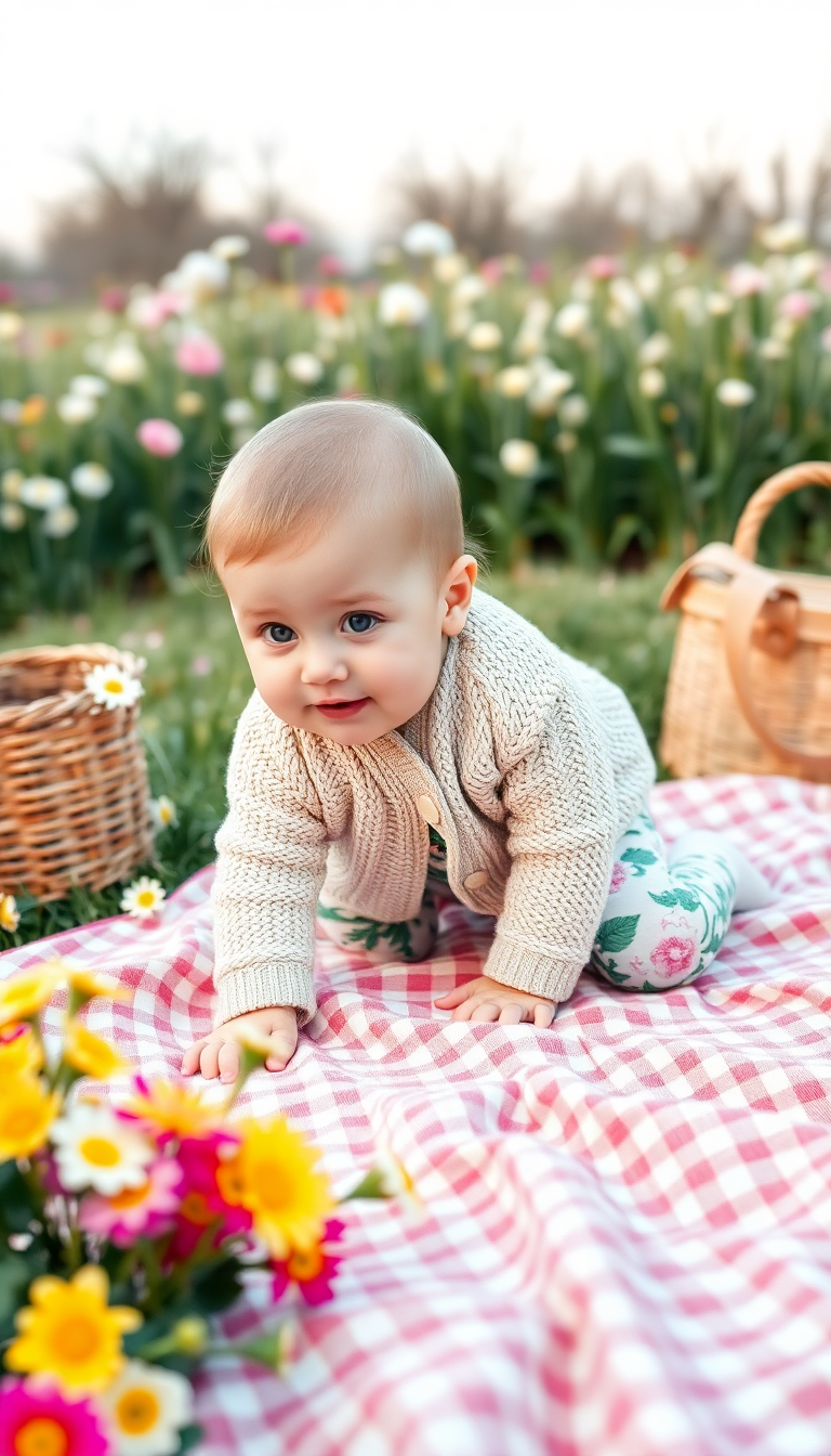 Baby at Picnic