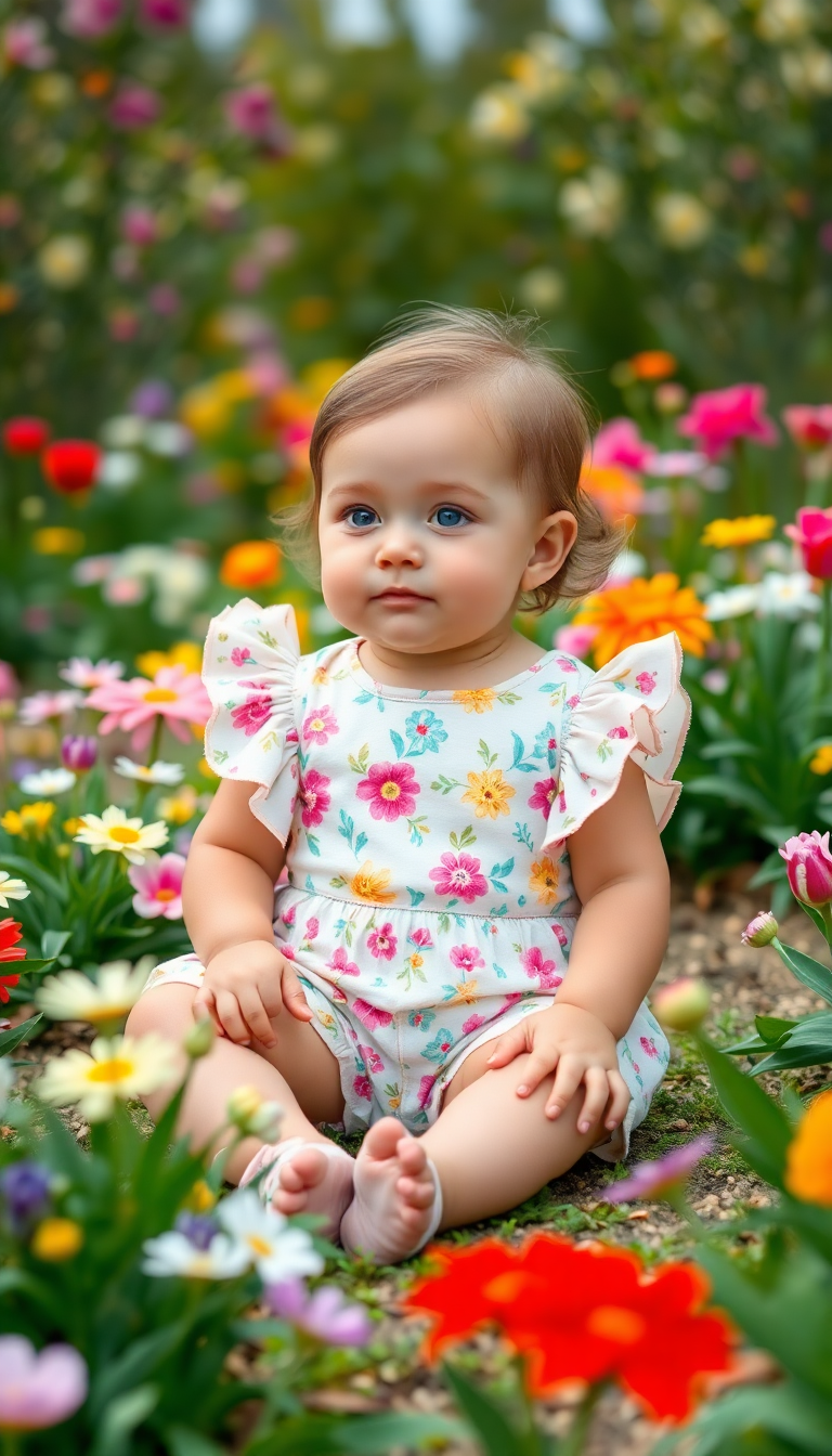 Baby in Garden