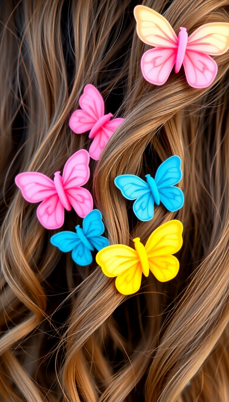 Butterfly Hair Clips