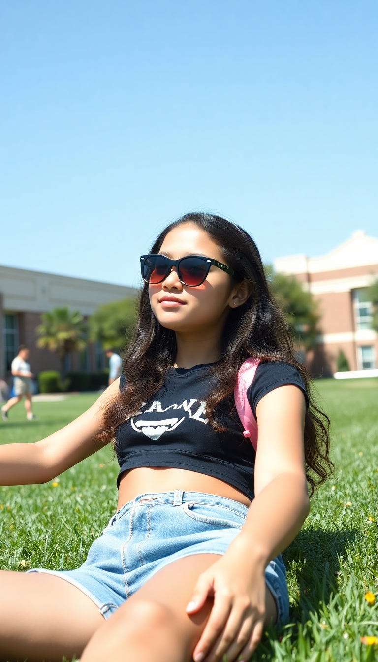 Campus Lawn Relaxation