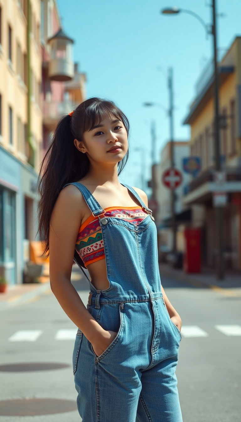 Denim Overalls Style