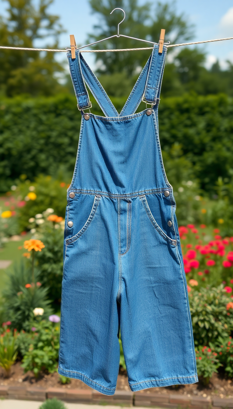 Denim Overalls