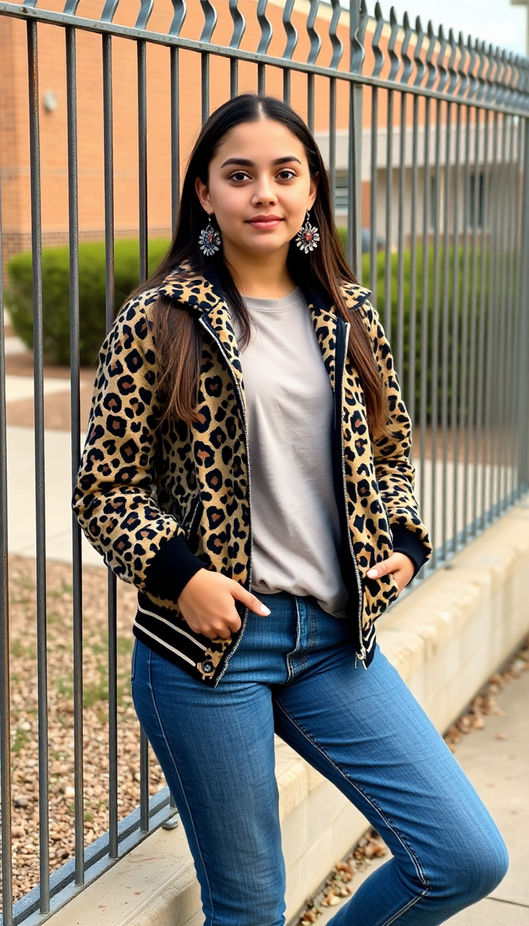 Leopard Print Jacket