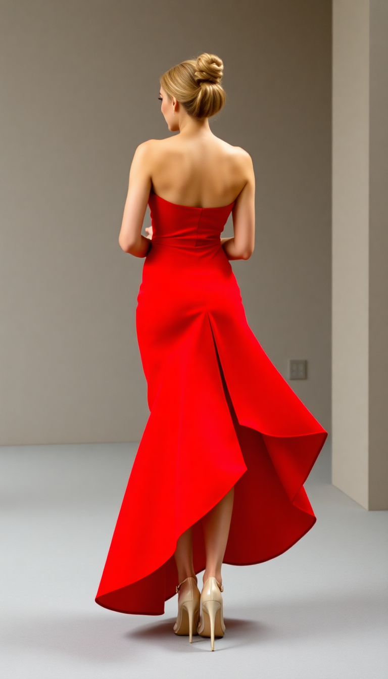 Red Evening Gown